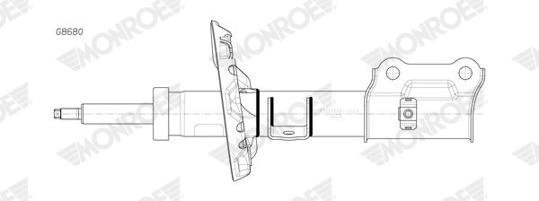 MONROE G8680 On Amortisor Sag Gazli Hyundai Ioniq 16>23 Kia Niro I 16>22 Niro Van 16>